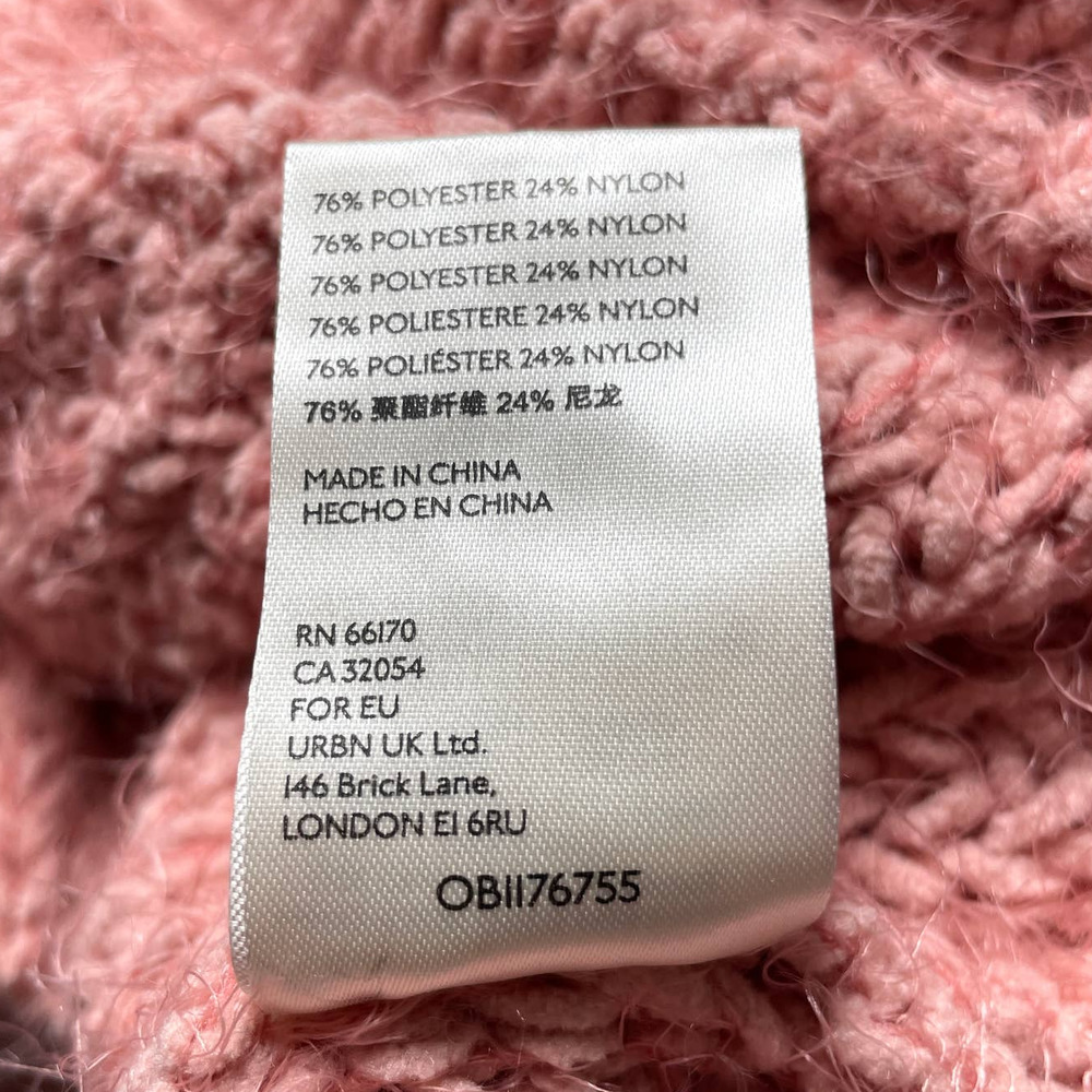 Free People Oasis Tunic Oversized Sweater In Pink Size Small New - Picture 13 of 13